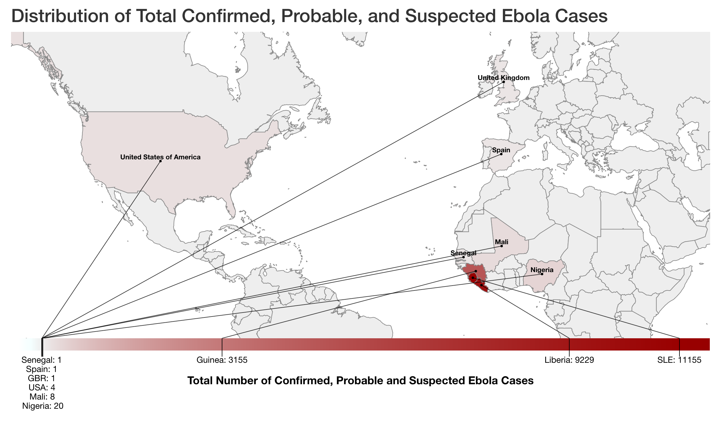 Ebola Pandemic Chloropleth